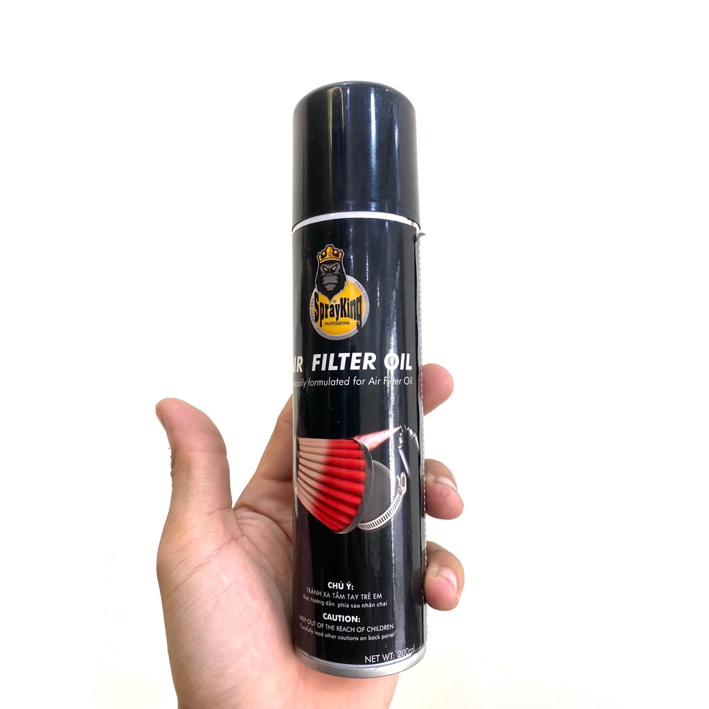 DẦU DƯỠNG LỌC GIÓ 200ml XE MÁY lọc bánh ú lọc trụ