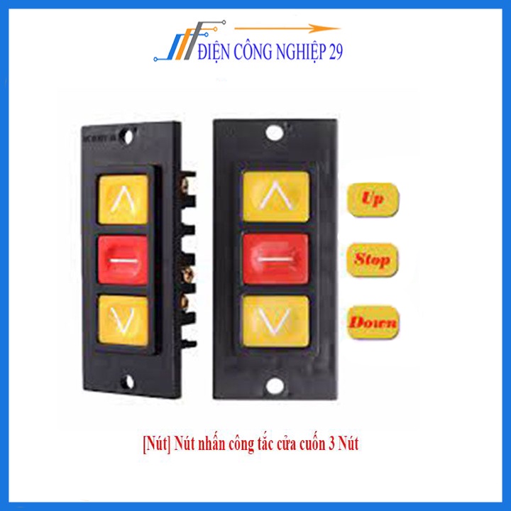 Nút nhấn công tắc cửa cuốn 3 Nút