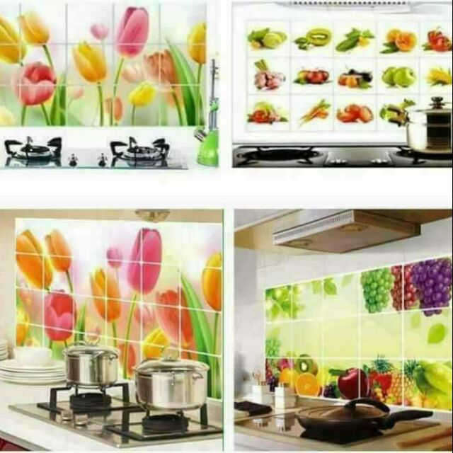 Tấm dán tường bếp