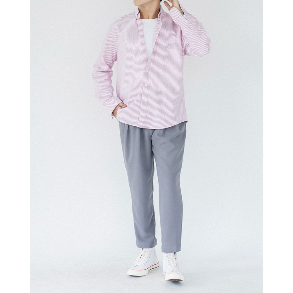 Áo Sơ Mi Nam SSSTUTTER Kore Lined Shirt | BigBuy360 - bigbuy360.vn