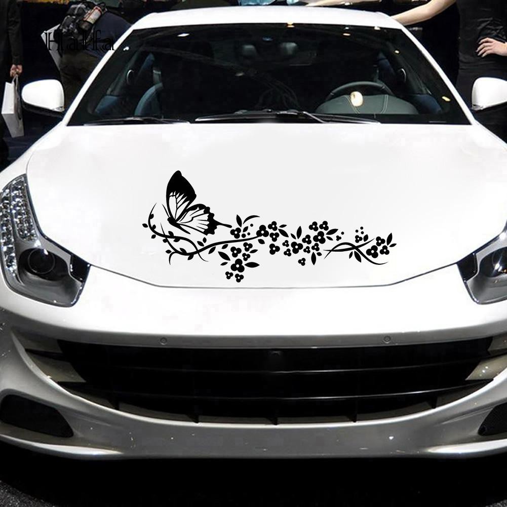 Hl Bộ Dụng Cụ In Hình Độc Đáo Tiện Dụng☆Decal DáN CửA Sổ HìNh BướM Cho Xe Hơi