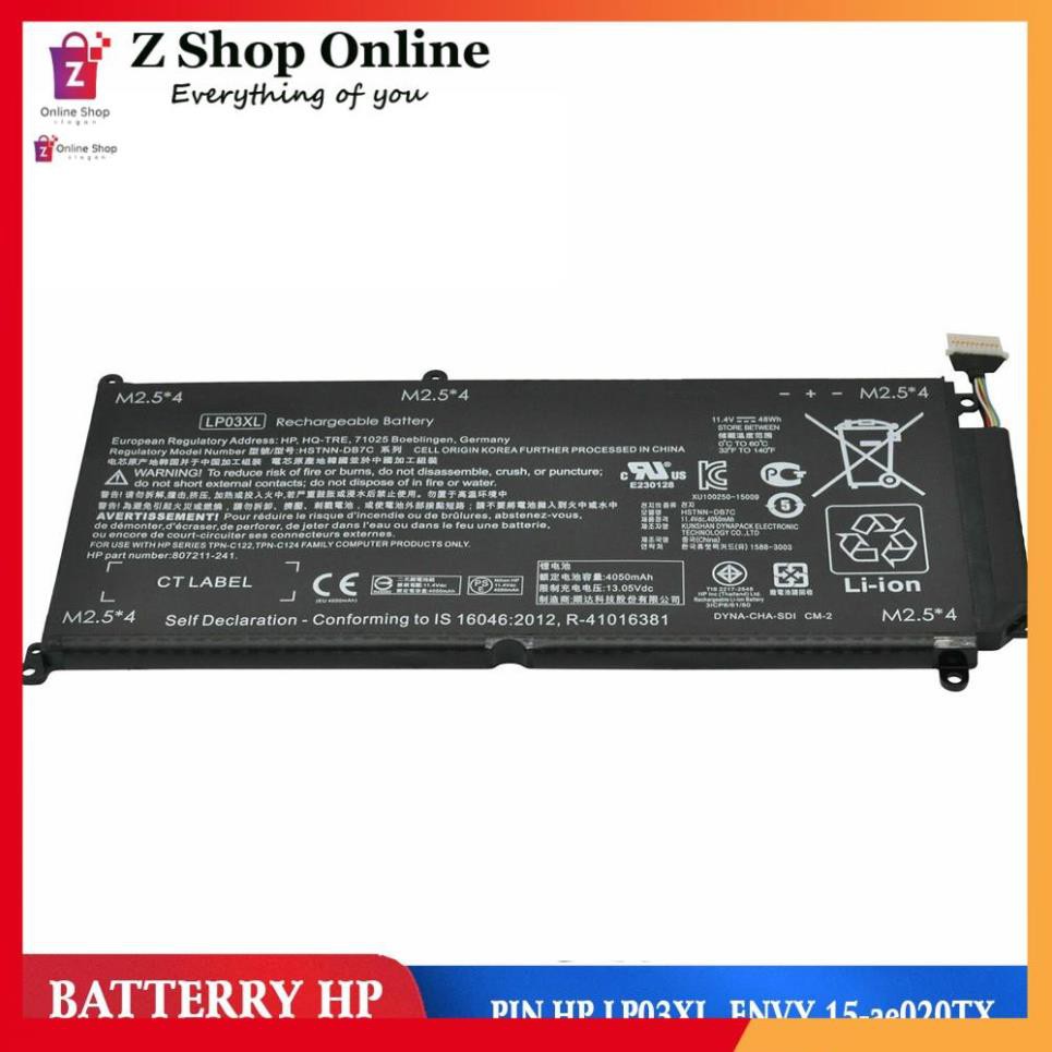 💖 Pin HP LP03XL Envy 14-j HP Envy M6-P113DX M6-P M6-P013DX 15T-AE