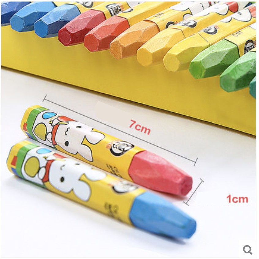 Bộ màu sáp 8 màu tập tô cho bé - Bộ bút màu sáp tô màu