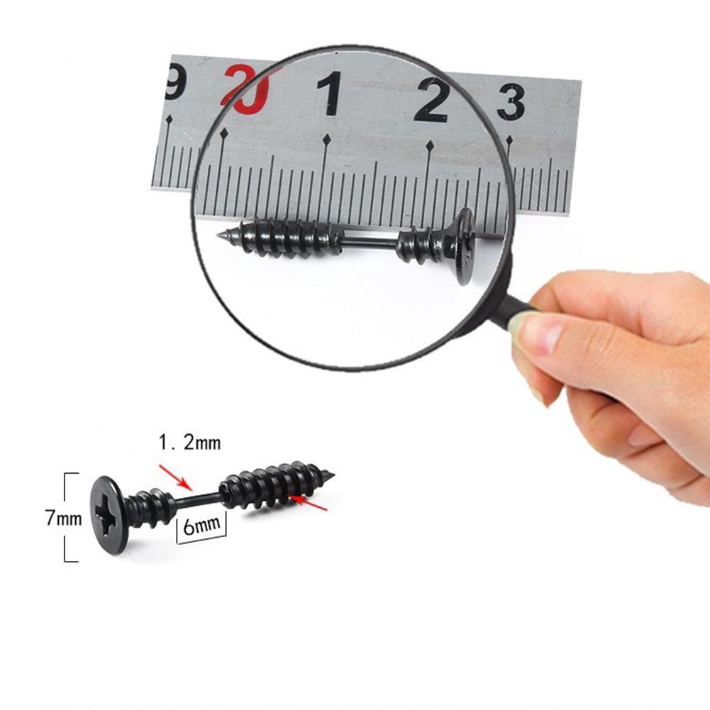Khuyên tai thời trang không dị ứng hình cây đinh inox cho nam &amp; nữ