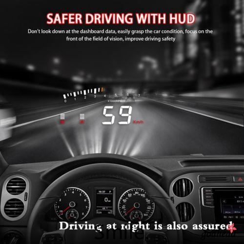 [ready  stock]Đồng hồ hiển thị tốc độ có màn hình hiển thị HUD trên xe hơi