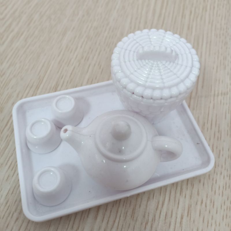 Bộ Bàn Ghế Phòng Khách Anime Dolls 638 NCT Phong Cách Châu Âu Kèm Tivi Loa Đài Đồ Chơi Nội Thất Nhà Búp Bê