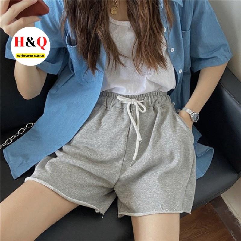 Quần Short Đùi Nam Nữ BUỘC DÂY BASIC Unisex - Huyền Quang