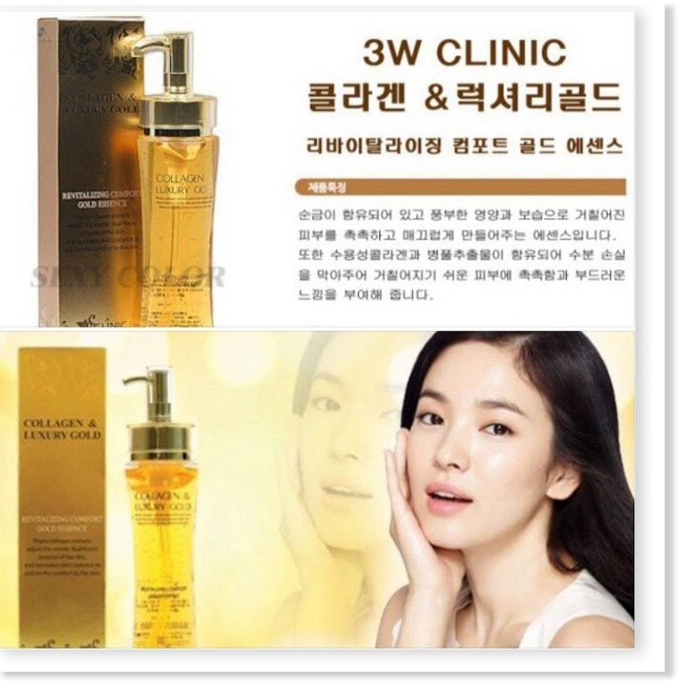 [Mã giảm giá] [Mã giảm giá] Tinh Chất Vàng Collagen And Luxury Gold 3w Clinic 150ml