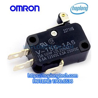 V-155-1A5 BY OMI Công tắc hành trình Omron con lăn đòn bẩy ngắn 1NO 1NC