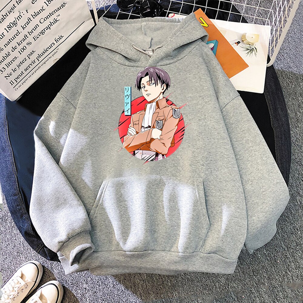 Áo Hoodie Tay Dài Dáng Rộng In Hình Attack On Titan 2021 Thời Trang Cho Nam Và Nữ