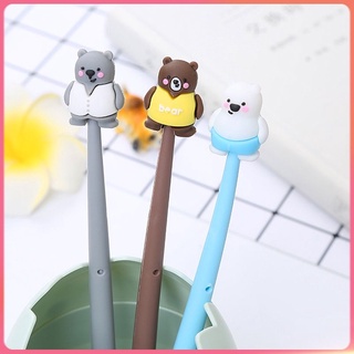 Bút mực gel hình 3 chú gấu we bare bears