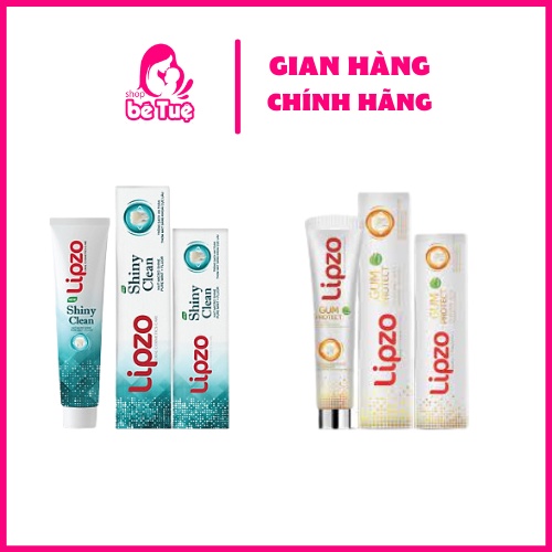 Kem đánh răng LIPZO shiny clean &amp; Herb Gum Protect 95g