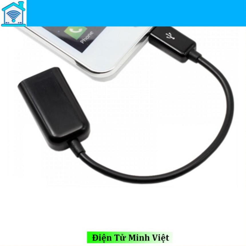 Cáp OTG USB Cái-MicroUSB ( Kết nối điện thoại với USB, Chuột, Tay Game... )