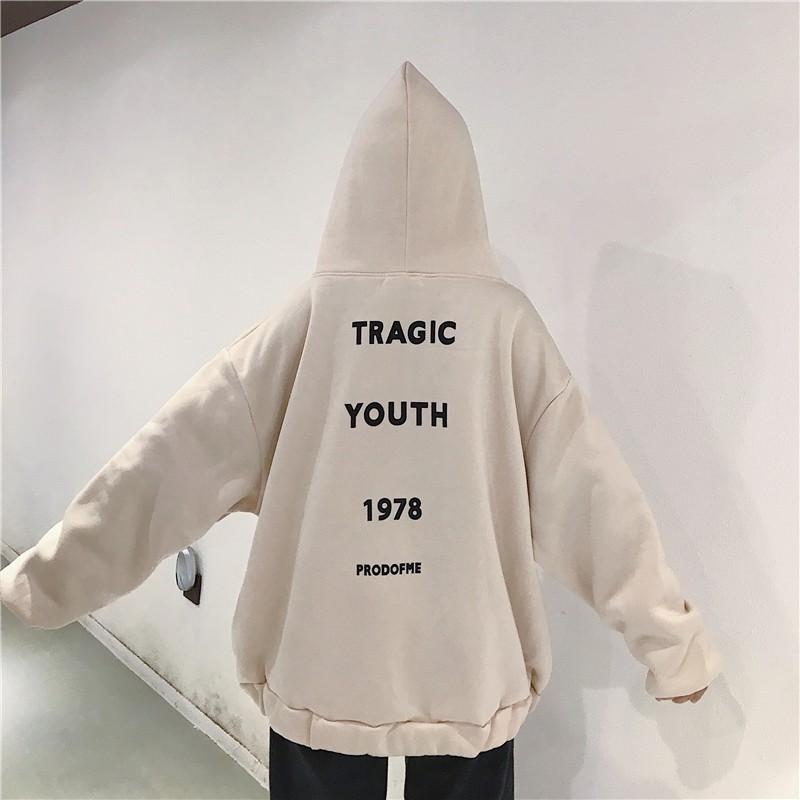 [MŨ 2 LỚP] Áo Khoác Hoodie Zip Nỉ Bông Xịn Ulzzang Nữ Dáng Rộng Phong Cách Hàn Quốc - Liti shop