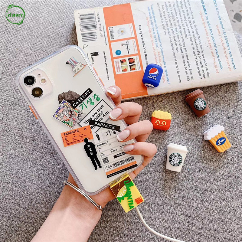 Bộ Phụ Kiện Bảo Vệ Dây Cáp Chống Gãy Hình Động Vật Dễ Thương