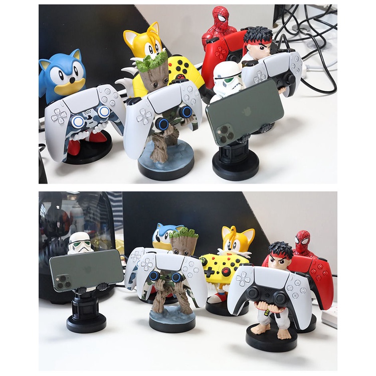 Giá Đỡ Tay Cầm Chơi Game PS5 PS4 / PS5 Họa Tiết Hoạt Hình Dễ Thương