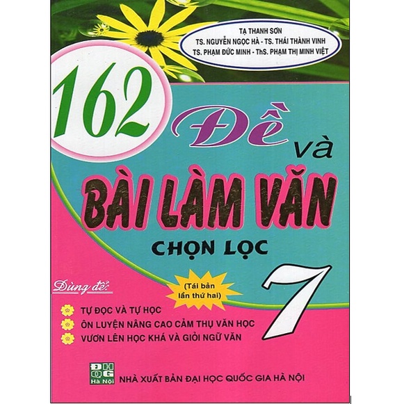 Sách - 162 Đề Và Bài Làm Văn Chọn Lọc 7