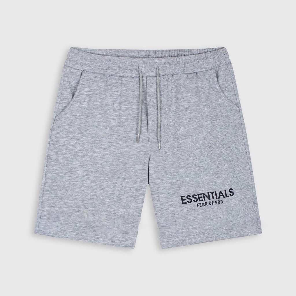 Quần Short Nam Azila In Chữ Essentials Dày Dặn Mềm Mịn Co Giãn Phong Cách Trẻ Trung Năng Động