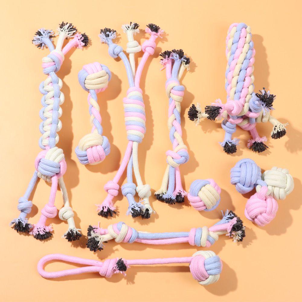 1 Đồ Chơi Dây Thừng Cotton Chống Cắn Cho Thú Cưng
