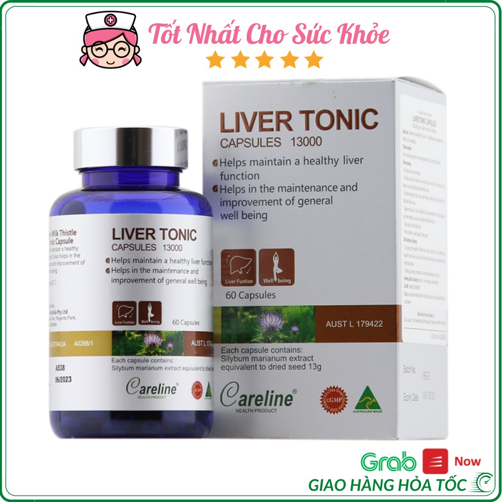 Liver Tonic Capsule 60 Viên - Viên Nang Bổ Gan, Duy Trì Và Cải Thiện Chức Năng Gan | Thế Giới Skin Care