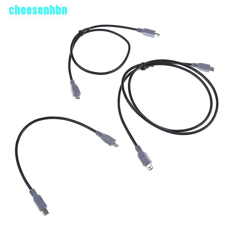 1 Dây Cáp Chuyển Đổi Từ Cổng Micro Usb Đực Sang Mini Usb Đực