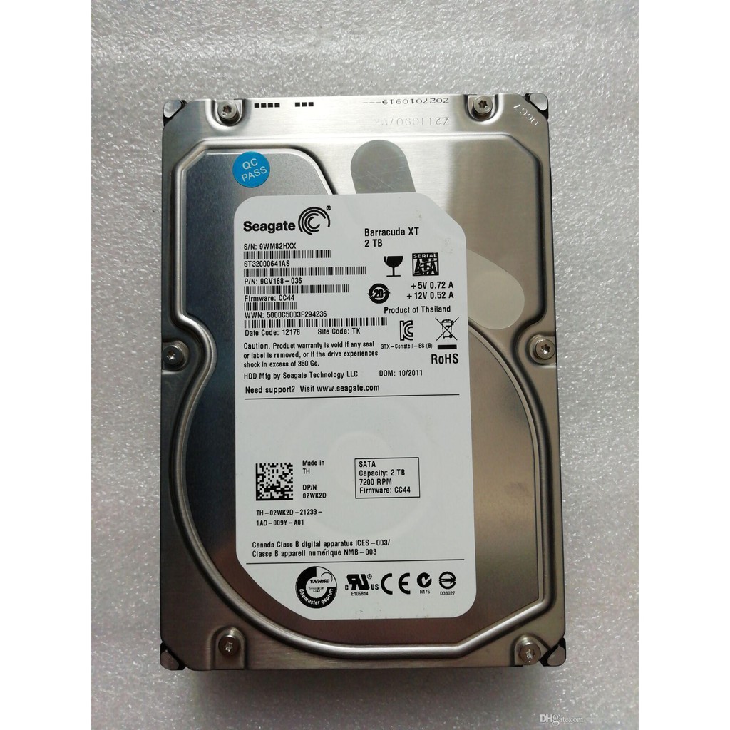 Ổ Cứng Seagate 2TB (2000GB) Hàng Tháo Máy Trạm Workstation USA | WebRaoVat - webraovat.net.vn