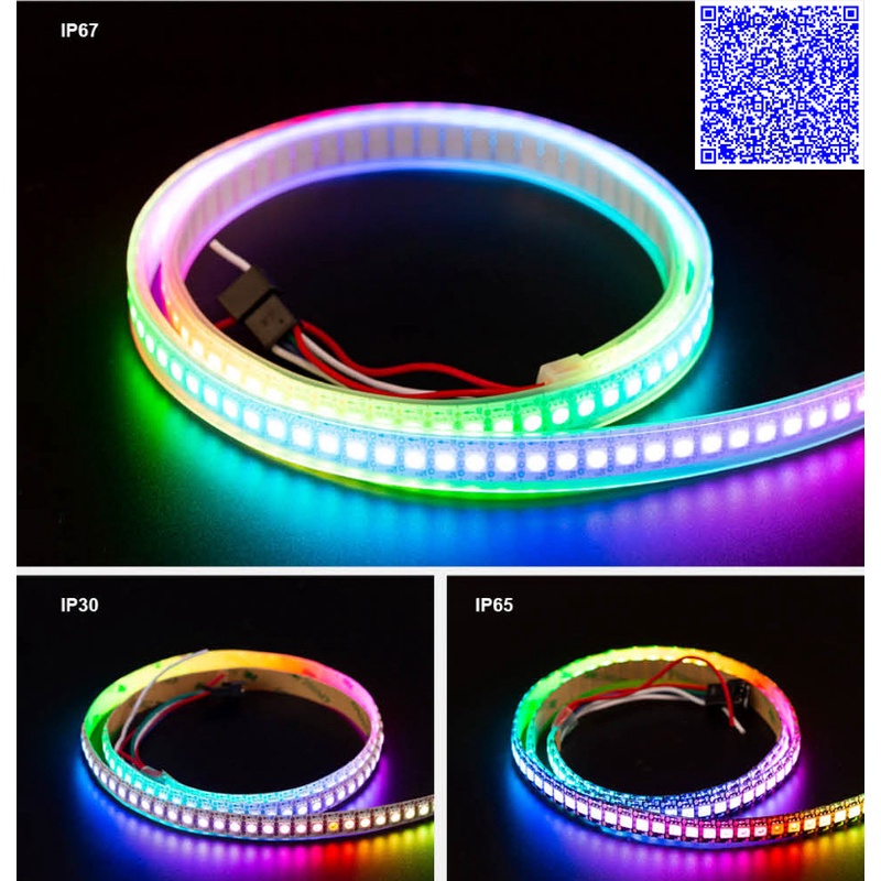 LED DÂY FULL MÀU WS2815 60LED/MÉT HỎNG 1 LED CÁC LED KHÁC VẪN HOẠT ĐỘNG ĐIỆN ÁP 12V