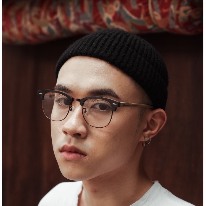 Gọng Kính Vuông Nửa Viền Gỗ | BigBuy360 - bigbuy360.vn