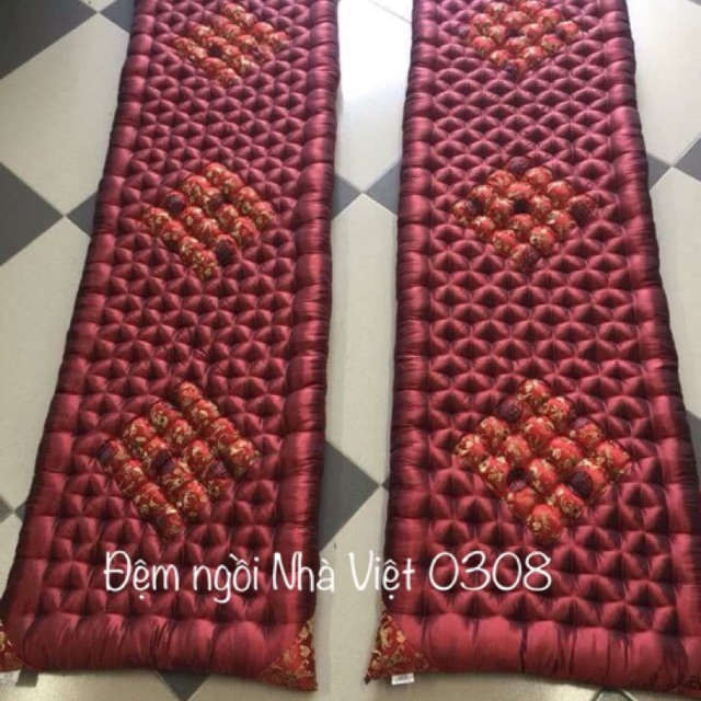 Đệm ngồi bệt gấm dài