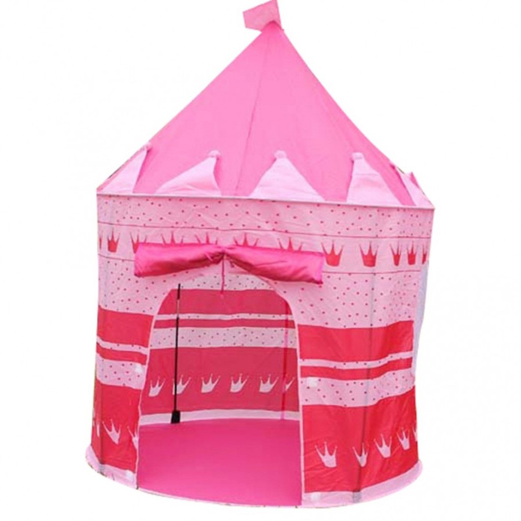 Lều công chúa, hoàng tử cho bé, thiết kế lều mô phỏng lâu đài tráng lệ rực rỡ bắt mắt, họa tiết tinh tế tuyệt đẹp