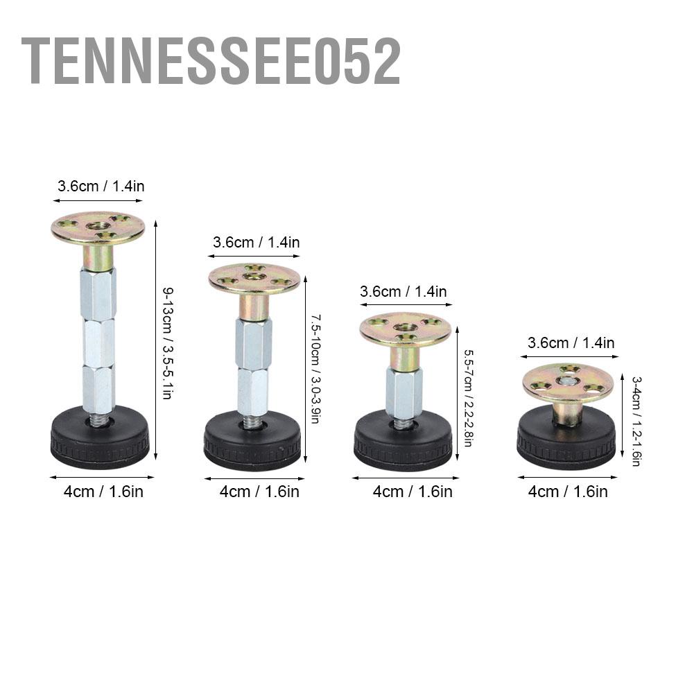 Tennessee052 Adjustable Threaded Bed Frame Anti-Shake Tool Fixed Support for Room Wall