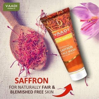 [HÀNG CHUẨN] Sữa rửa mặt saffron làm trắng da chống nắng