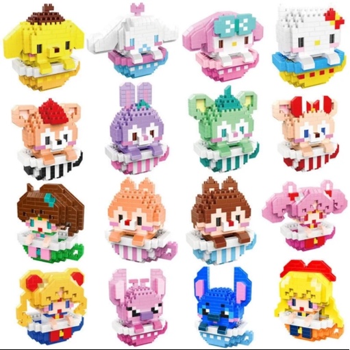 Đồ Chơi lego Lắp Ráp Cốc Uống Nước Stellalou 3d Cỡ Nhỏ Dễ Thương Cho Bé