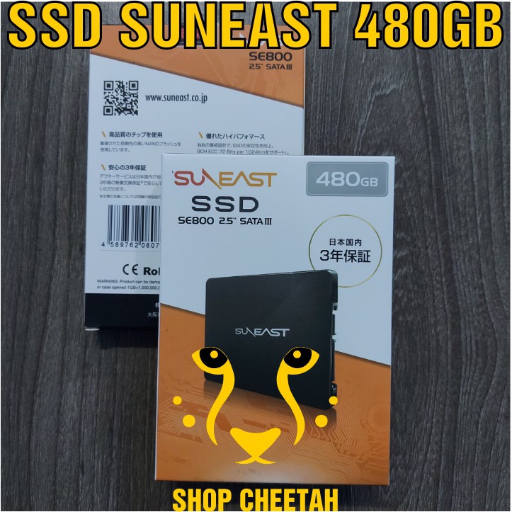 Ổ cứng SSD SunEast 480GB nội địa Nhật Bản – CHÍNH HÃNG – Bảo hành 3 năm – SSD 480GB – Tặng cáp dữ liệu Sata 3.0