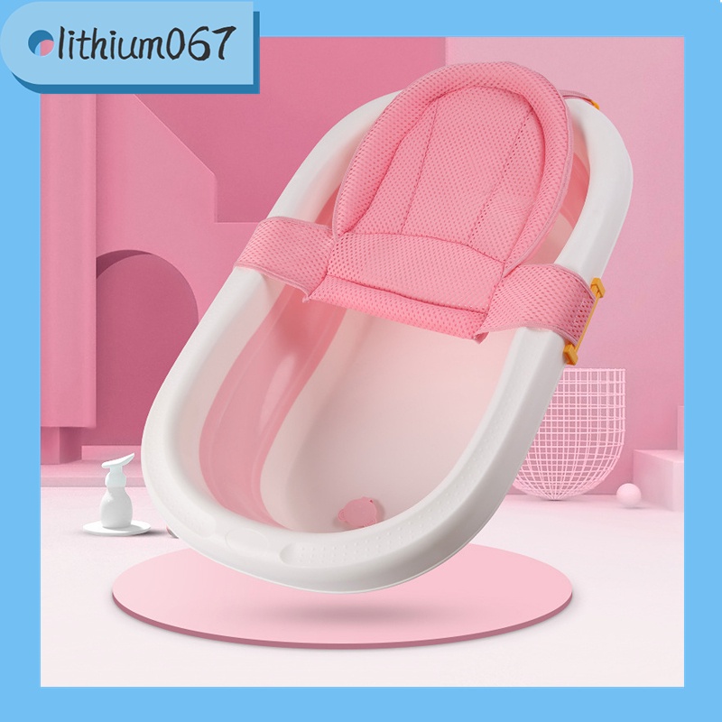 Lithium067 Lưới tắm bé cao cấp giúp bé an toàn thoải mái khi tắm hàng ngày -  Tấm đệm thoáng khí Mềm mại chống trượt T hình chữ Lưới sơ sinh