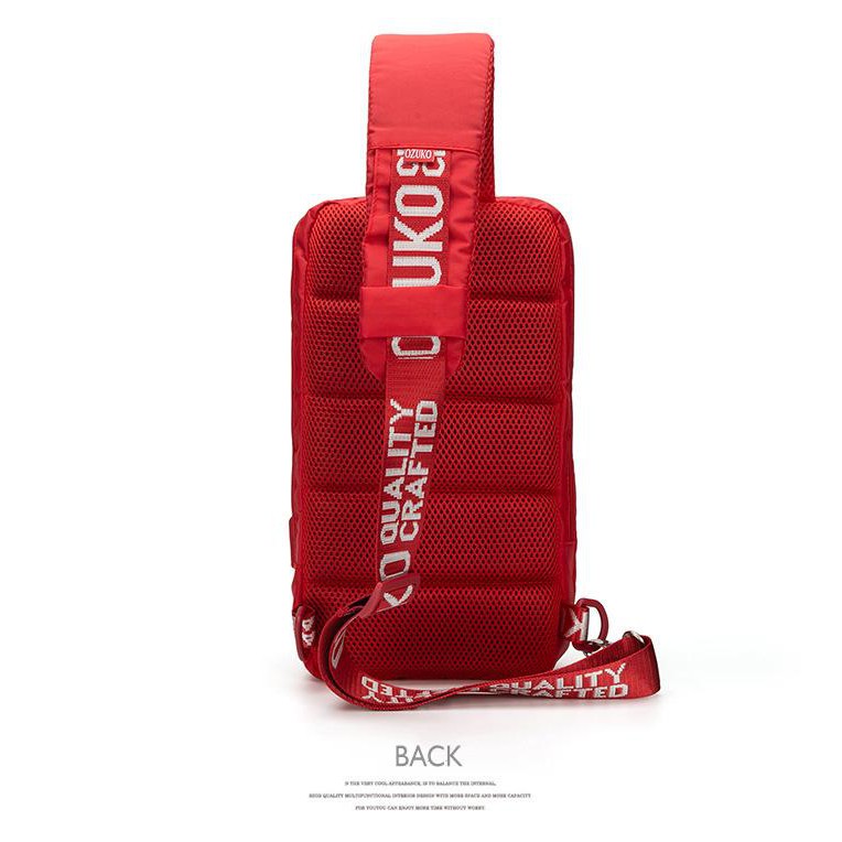 Túi thể thao đeo chéo Ozuko có cổng sạc USB chất lượng cao