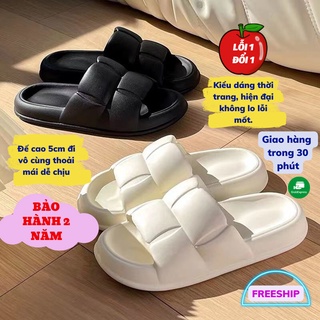 Dép bánh mì dép nữ quai ngang ulzzang đế bằng siêu bền coca.st
