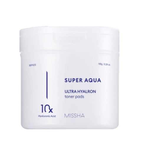 Hộp 90 miếng toner cấp ẩm Missha Super Aqua Ultra Hyalron 180g