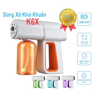 Súng Phun Khử Khuẩn Nano Cồn K6x,Súng Xịt Khử Khuẩn Cầm Tay Cao Cấp Bao Hành 3 tháng Free Ship Tối Đa 70k