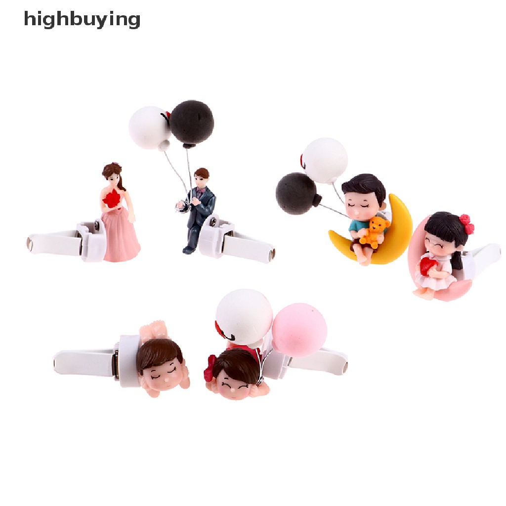 Hbvn Belle Kẹp Khuếch Tán Nước Hoa Hình Cặp Đôi Bé Trai Gái Đáng Yêu Trang Trí Lỗ Thông Gió Xe Hơi