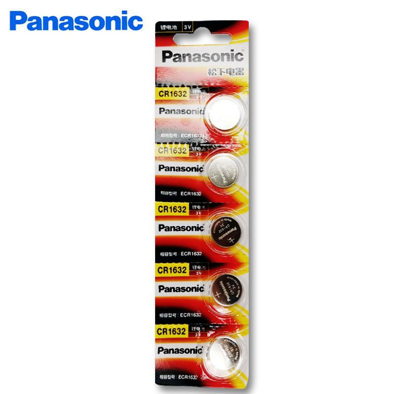 vỉ 1 viên pin panasonic cr1632 dùng cho ô tô xe máy, và các thiết bị điều khiển , máy tính