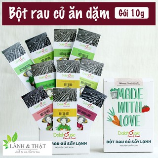 Bột rau củ ăn dặm Dalahouse - gói nhỏ 10g