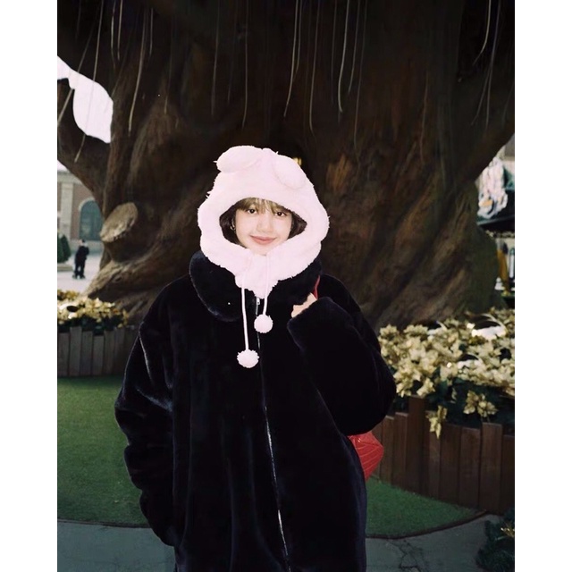 SẴN Áo khoác lông BLACKPINK