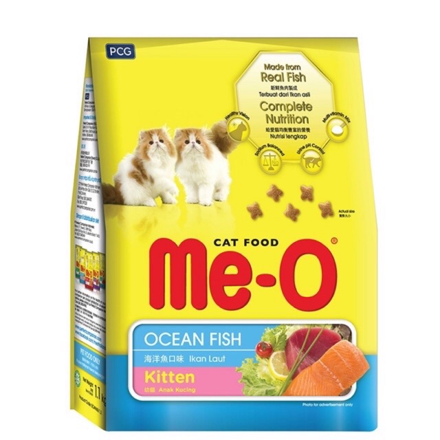 Me-o thức ăn hạt cho mèo con túi 1,1kg