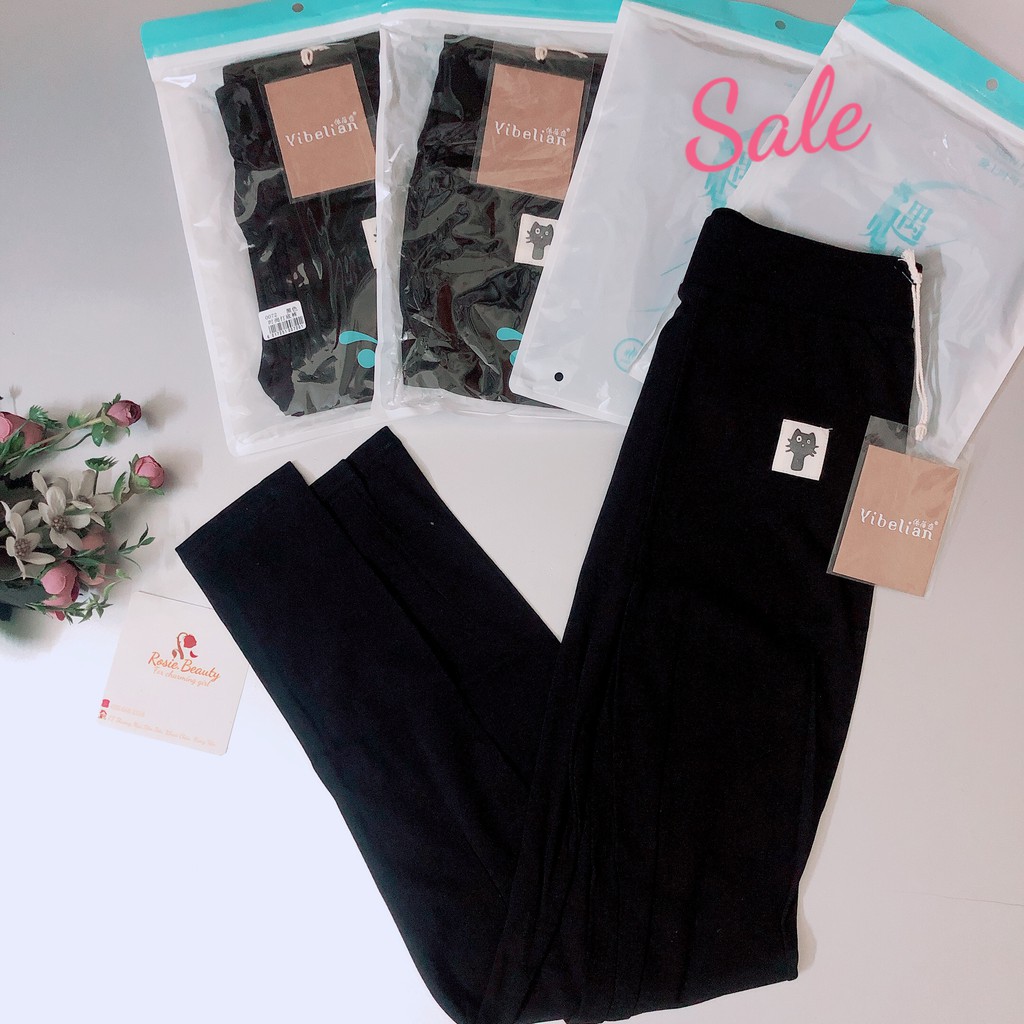 Quần dài Legging, quần lót lông mèo mềm mịn hàng túi zip QLG//159