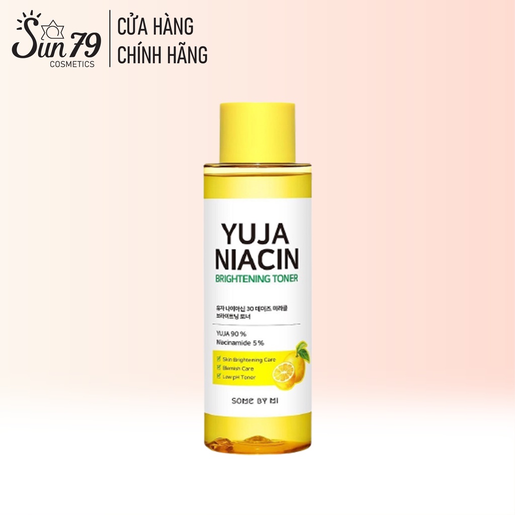 Nước Hoa Hồng Làm Sáng Da Chiết Xuất Quả Thanh Yên Some By Mi Yuja Niacin 30 Days Micracle Brightening Toner 150ml