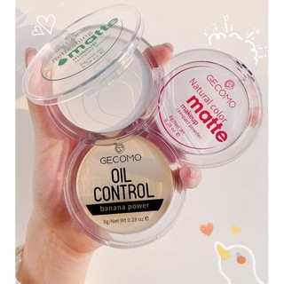 Phấn phủ kiềm dầu dạng nén Gecomo Makeup Compact Powder