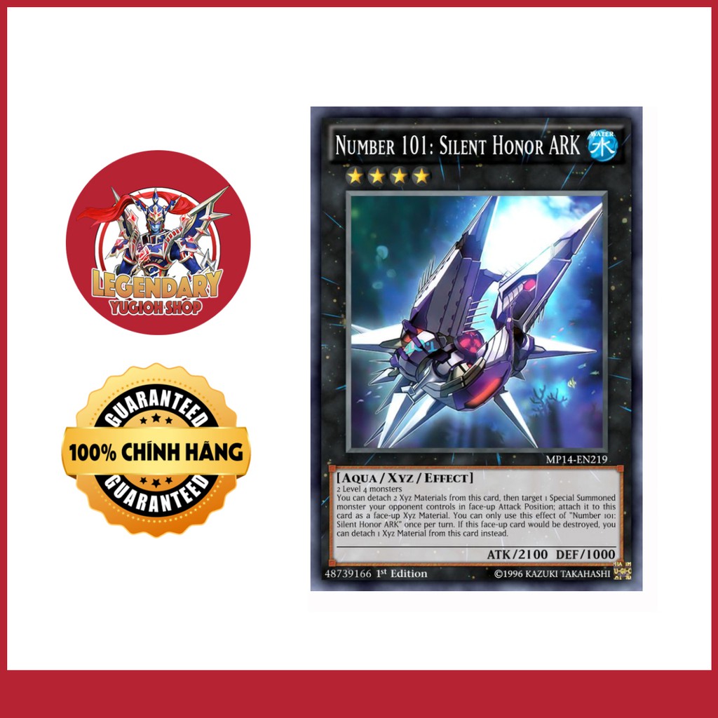 [EN][Thẻ Bài Yugioh Chính Hãng] Number 101: Silent Honor ARK