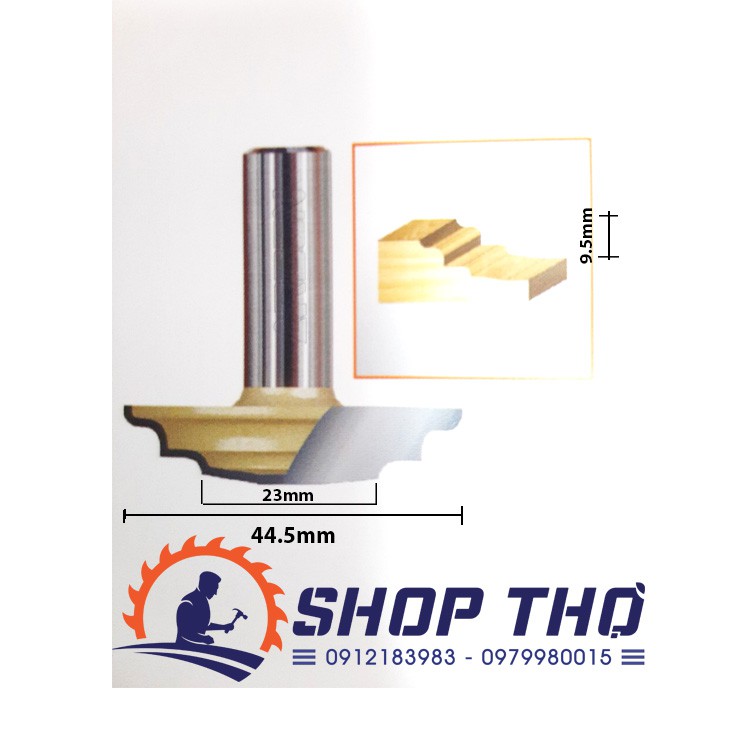 Mũi phay CNC pano cửa  ARDEN  1821, 1822, 1826, 1838