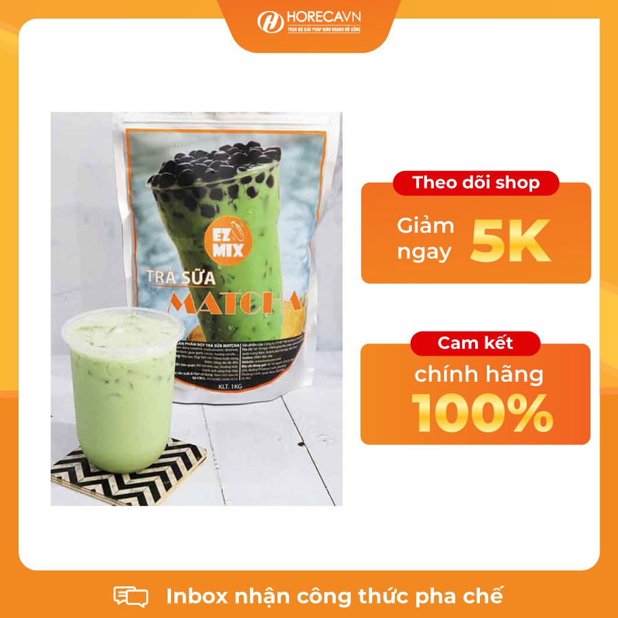 Bột sữa EZMIX - Pha Chế Siêu NHANH - GỌN - DỄ DÀNG Chỉ Với 1 Bước